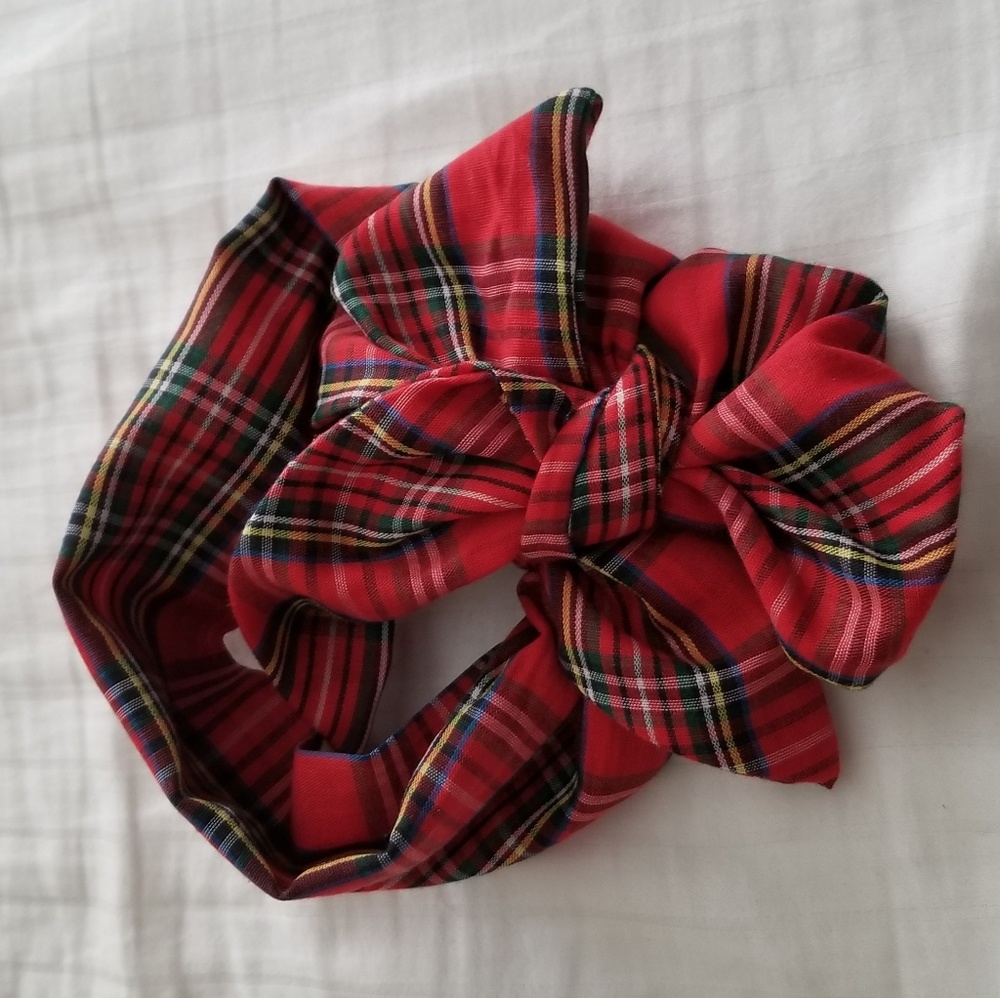 ⛄🎅Plaid Infant Headwrap🎄🎁